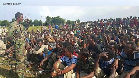 Mola Asgedom and his troops arrive in Sudan